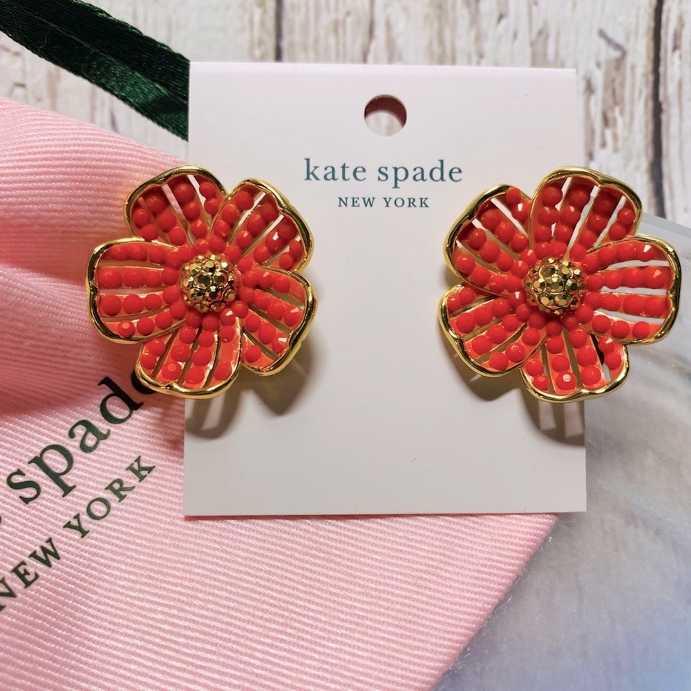 Kate Spade ♠️ Flower 🌺 Earrings